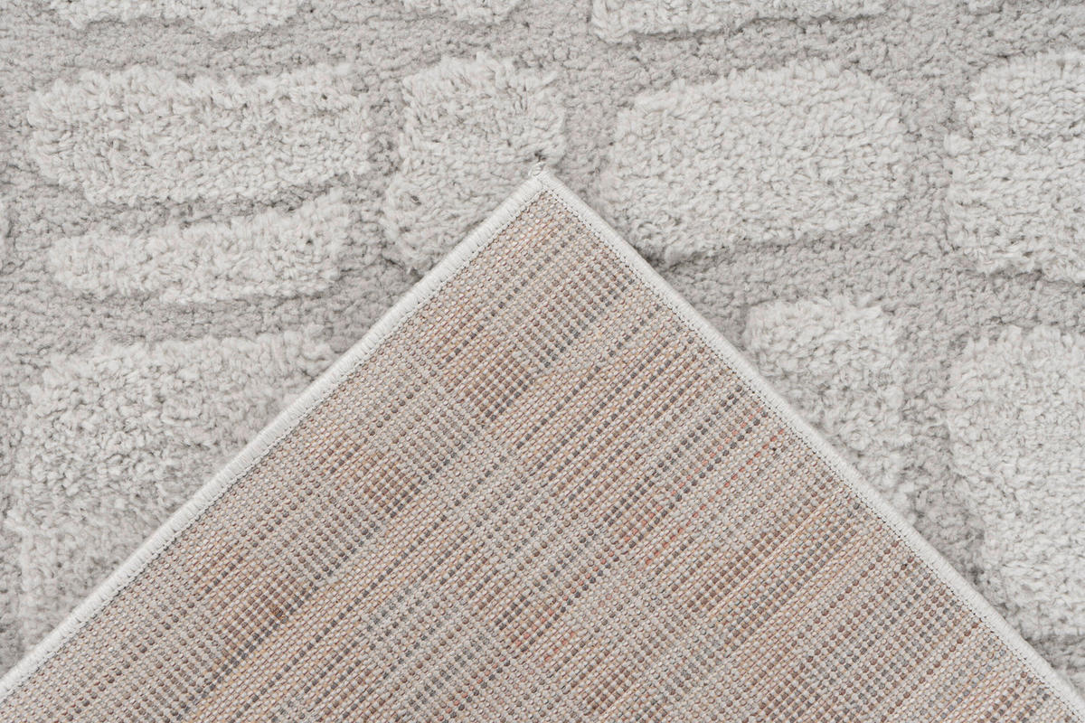 FLACHWEBETEPPICH 120/170 cm Silberfarben  - Silberfarben, Basics, Textil (120/170cm) - Kayoom