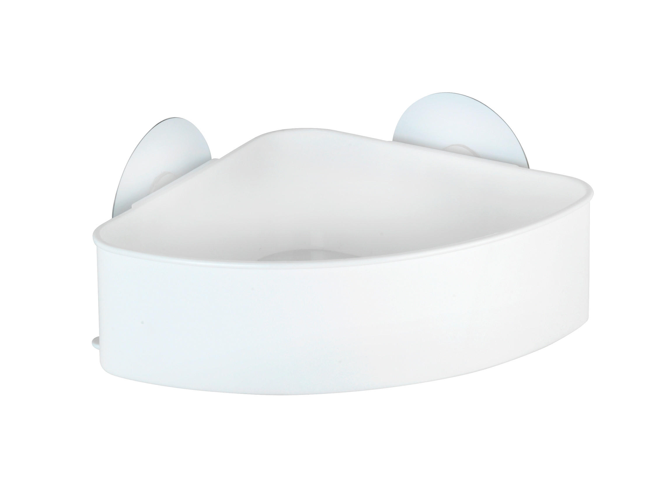ZUHANYKOSÁR 24/9,5/17,5 cm  - áttetsző/fehér, Basics, műanyag (24/9,5/17,5cm) - Wenko