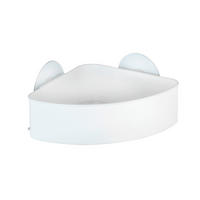 ZUHANYKOSÁR 24/9,5/17,5 cm  - áttetsző/fehér, Basics, műanyag (24/9,5/17,5cm) - Wenko