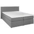 BOXSPRINGBETT 180/200 cm in Grau - Schwarz/Grau, KONVENTIONELL, Kunststoff/Textil (180/200cm) - Carryhome BOXSPRINGBETT 180/200 cm in Grau - Schwarz/Grau, KONVENTIONELL, Kunststoff/Textil (180/200cm) - Carryhome
