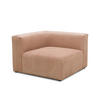 SOFAELEMENT Cord, Mikrofaser Rosa, Roségold  - Roségold/Schwarz, Design, Kunststoff/Textil (108/69/108cm) - MID.YOU