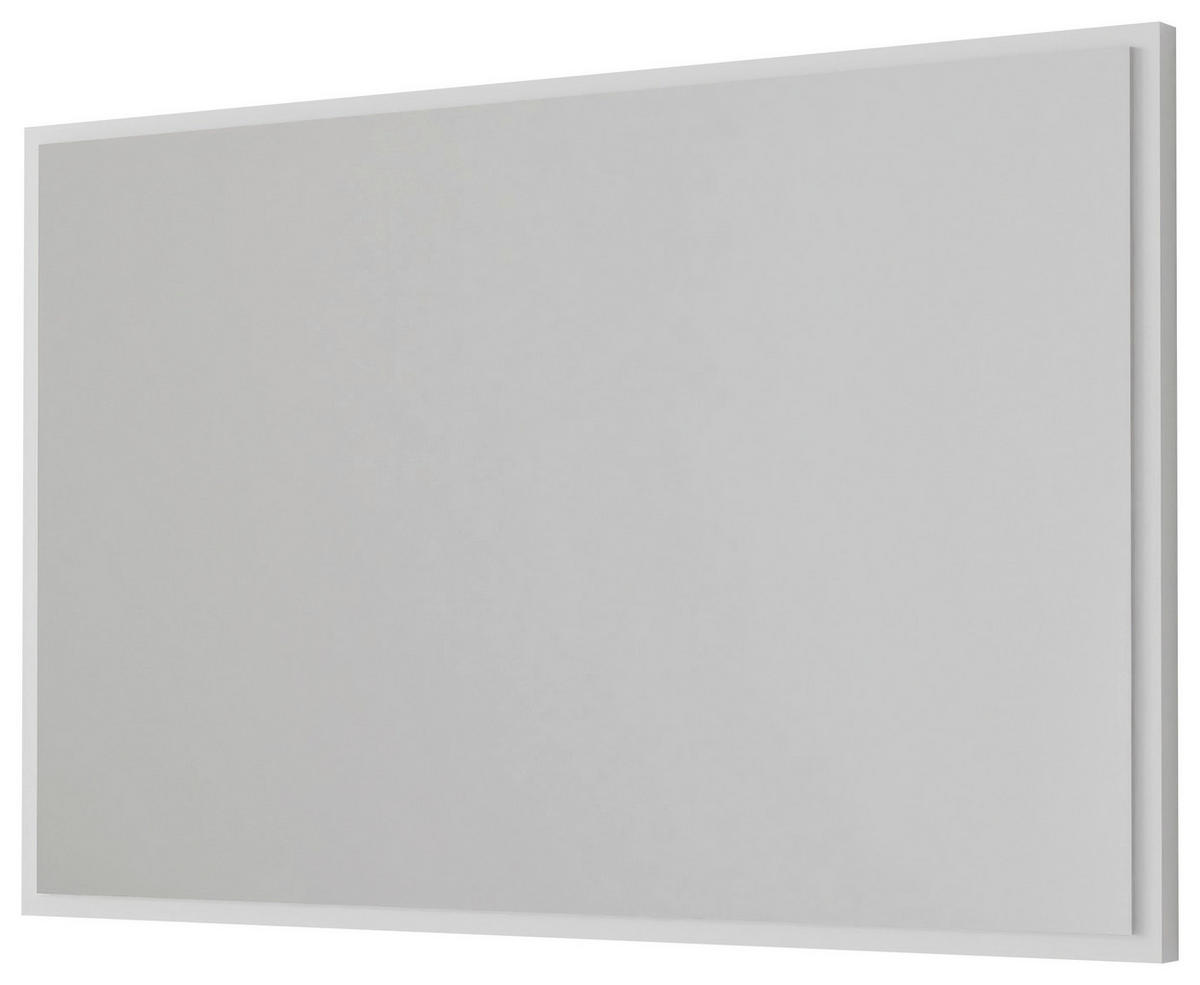 WANDSPIEGEL 85/60/2 cm  - Weiß, Design, Glas/Holzwerkstoff (85/60/2cm) - Xora