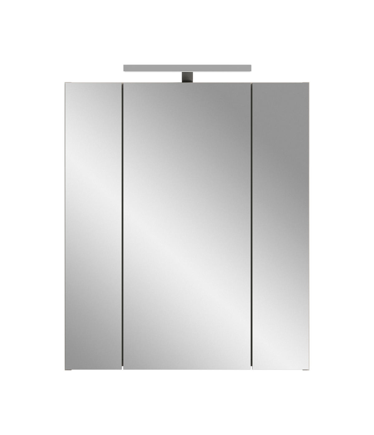 SPIEGELSCHRANK 60/70/18 cm  - Kaschmir, Trend, Glas/Holzwerkstoff (60/70/18cm) - MID.YOU