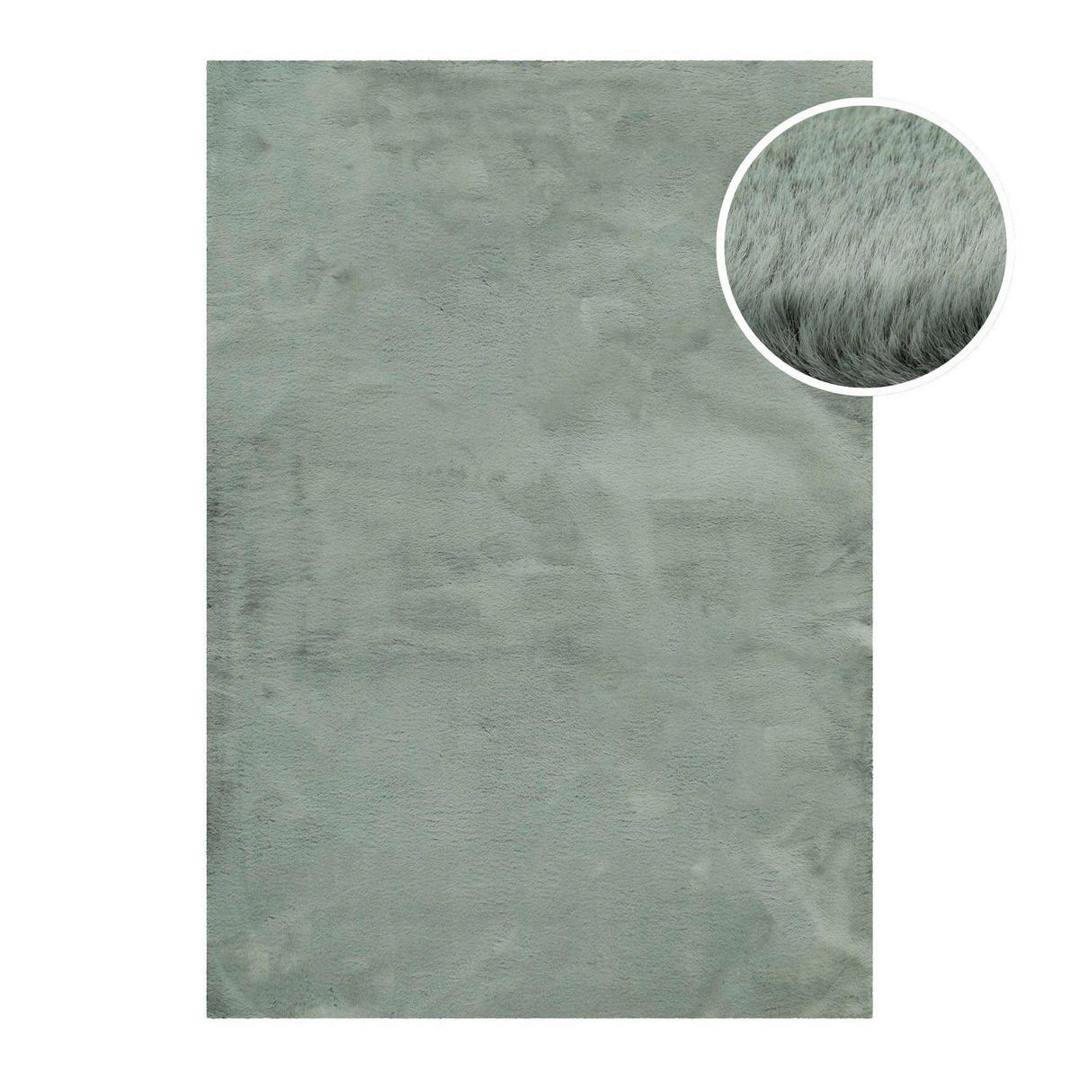HOCHFLORTEPPICH 70/140 cm ESP-4377-12 Salbeigrün  - Salbeigrün, KONVENTIONELL, Textil (70/140cm) - Esprit