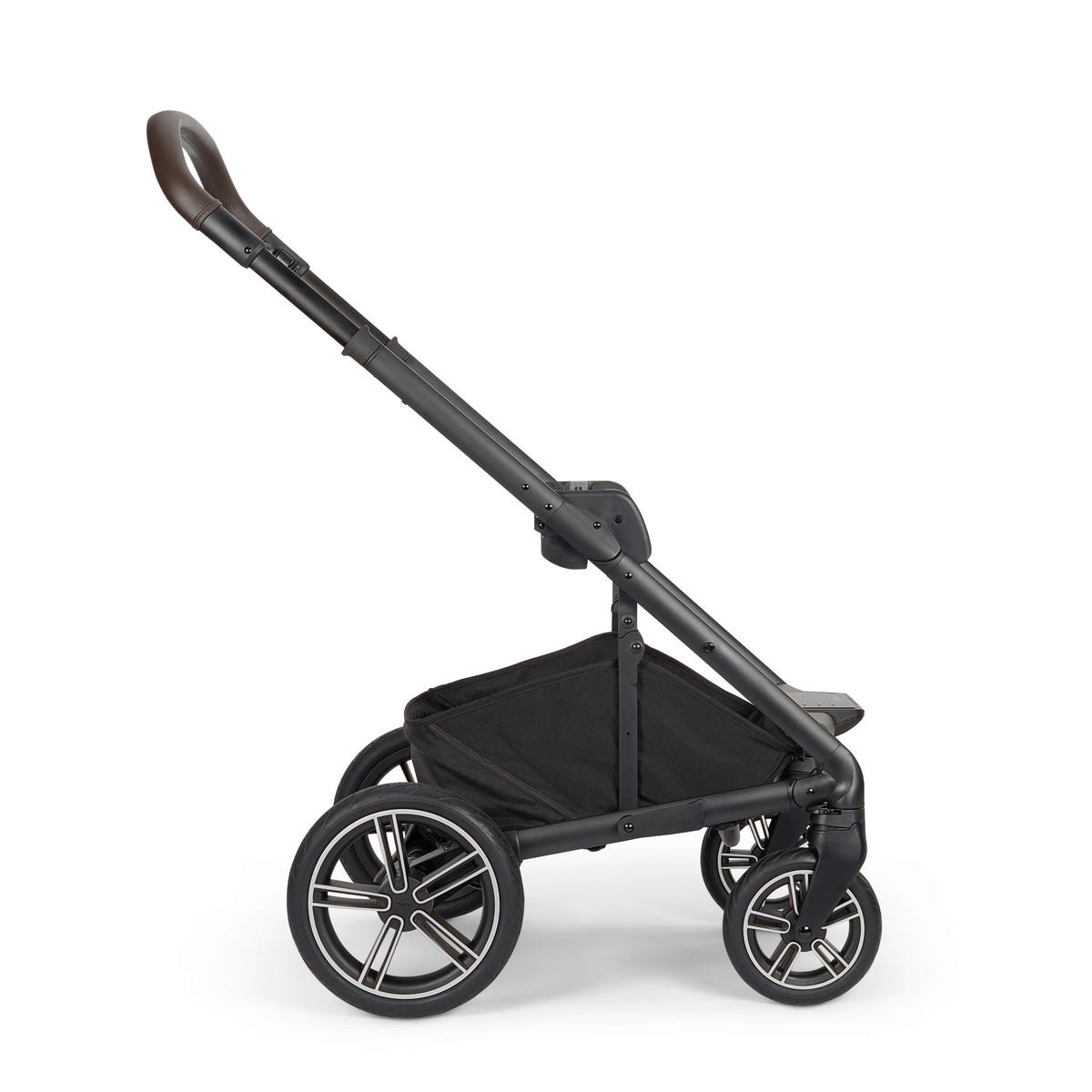 KOMBIKINDERWAGEN  Mixx Next  Chestnut  - Schwarz, Basics, Metall (60/110/82cm) - Nuna