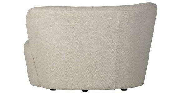 1,5-SITZER in Bouclé Creme  - Creme/Schwarz, Design, Kunststoff/Textil (112/73/80cm) - Ambia Home