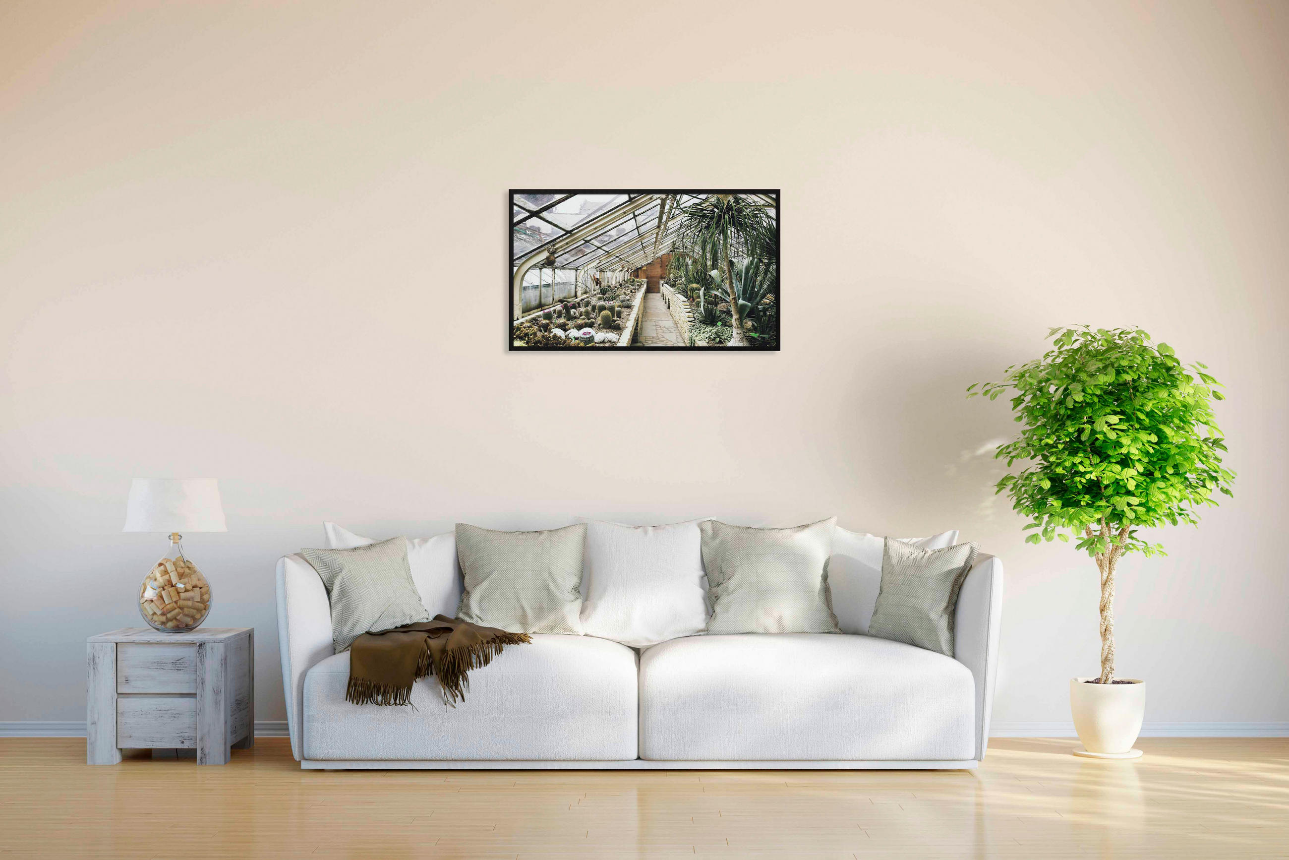 BILD 118/70 cm  - Schwarz/Grün, Design, Holz/Kunststoff (118/70cm)