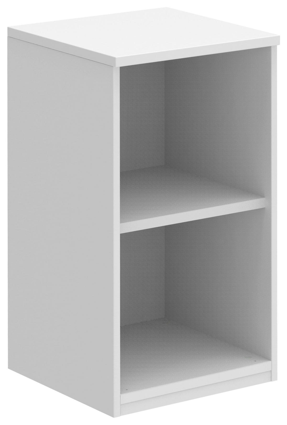 AKTENREGAL 40/76,5/43 cm  - Weiß, KONVENTIONELL, Holzwerkstoff (40/76,5/43cm) - Moderano