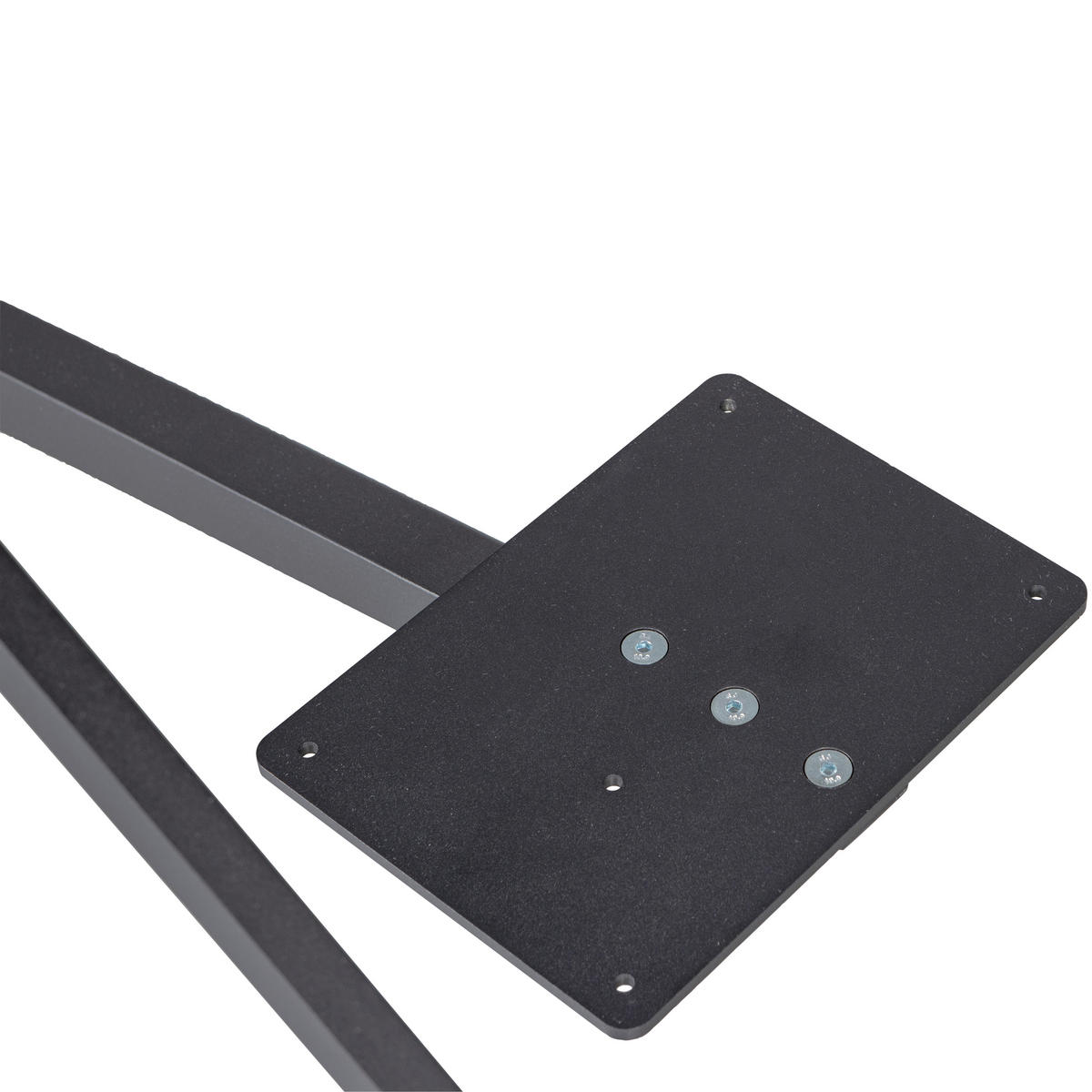 TISCHGESTELL in Metall   - Schwarz, MODERN, Metall (170/72/80cm) - Livetastic