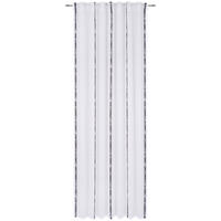 FERTIGVORHANG halbtransparent  - Schwarz, KONVENTIONELL, Textil (140/255cm) - Novel
