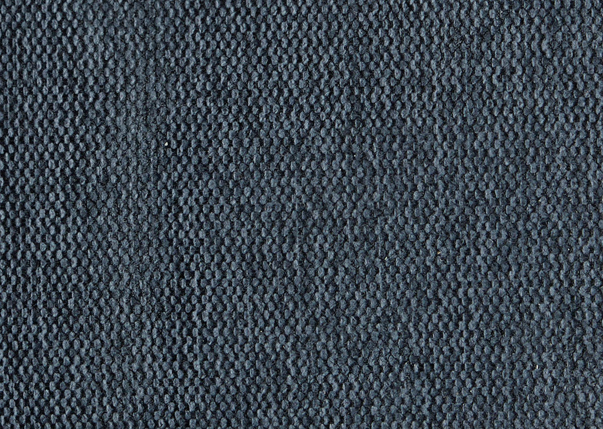 ECKSOFA  in Leinwand Blau  271/318 cm  - Blau/Schwarz, Design, Textil/Metall (271/318cm) - Belluti