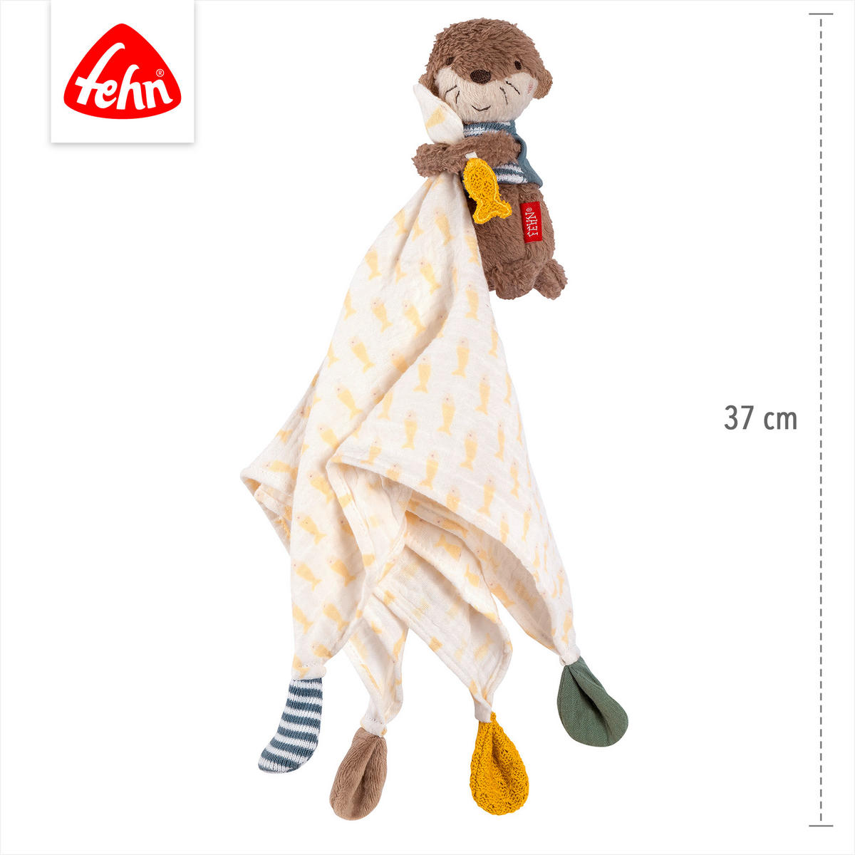 SCHMUSETUCH - Multicolor, Basics, Textil (37/36/4,2cm) - Fehn