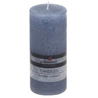 STUMPENKERZE 6,8/15,0 cm  - Blau, Basics, Naturmaterialien (6,8/15,0cm) - Steinhart