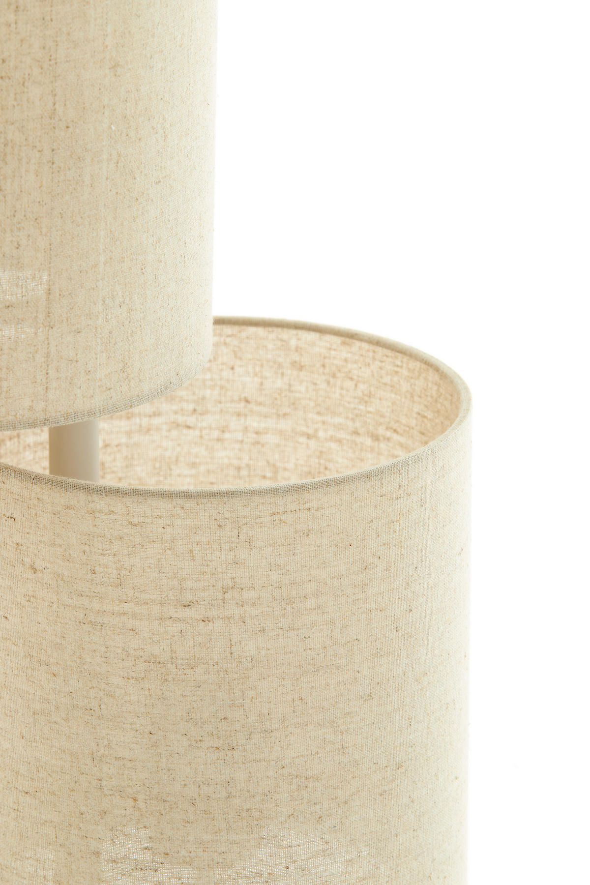 STEHLEUCHTE Benigno 32/155,5/32 cm   - Braun, MODERN, Kunststoff/Textil (32/155,5/32cm) - Light & Living