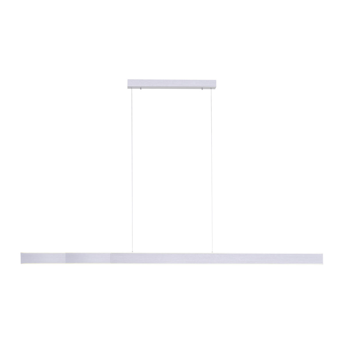 SUSPENSION LED 179/4,8/120 cm    - Alufarben, Design, Kunststoff/Metall (179/4,8/120cm) - Neuhaus PURE