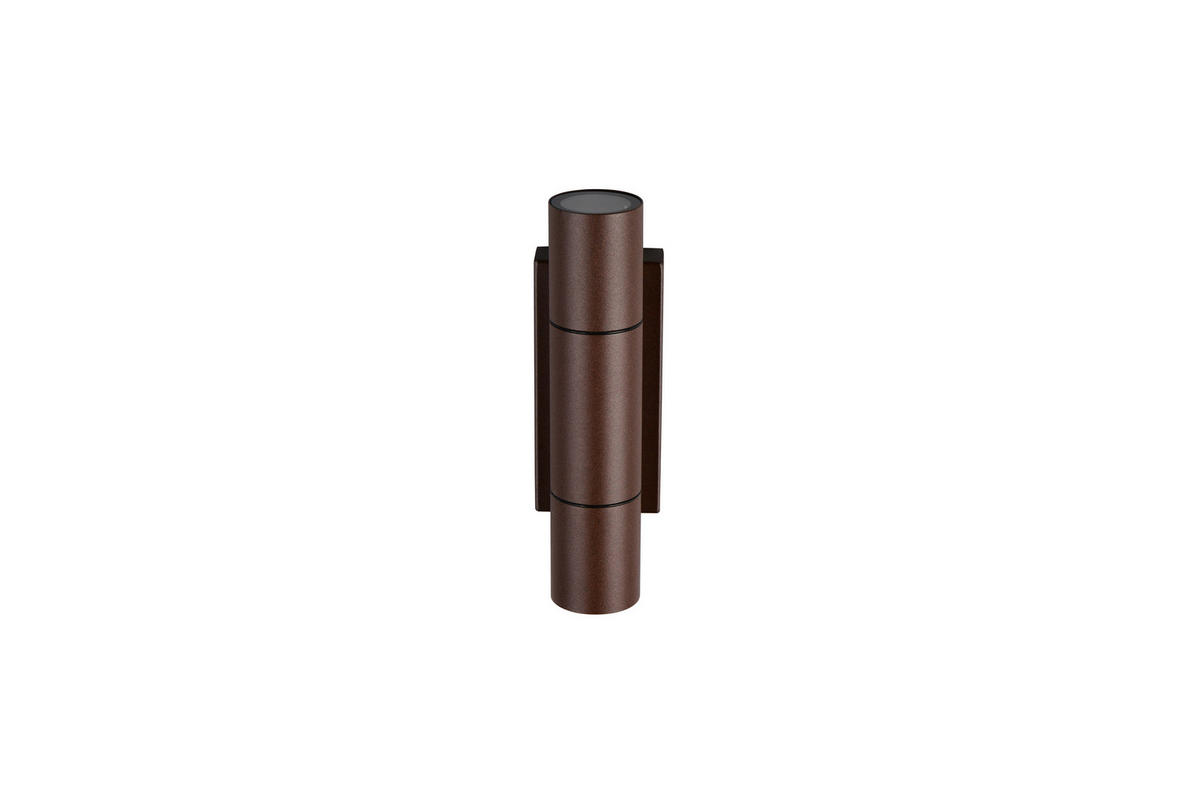 AUSSENWANDLEUCHTE Yamuna 7,5/23 cm  - Rostfarben, Design, Metall (7,5/23cm) - Trio Leuchten