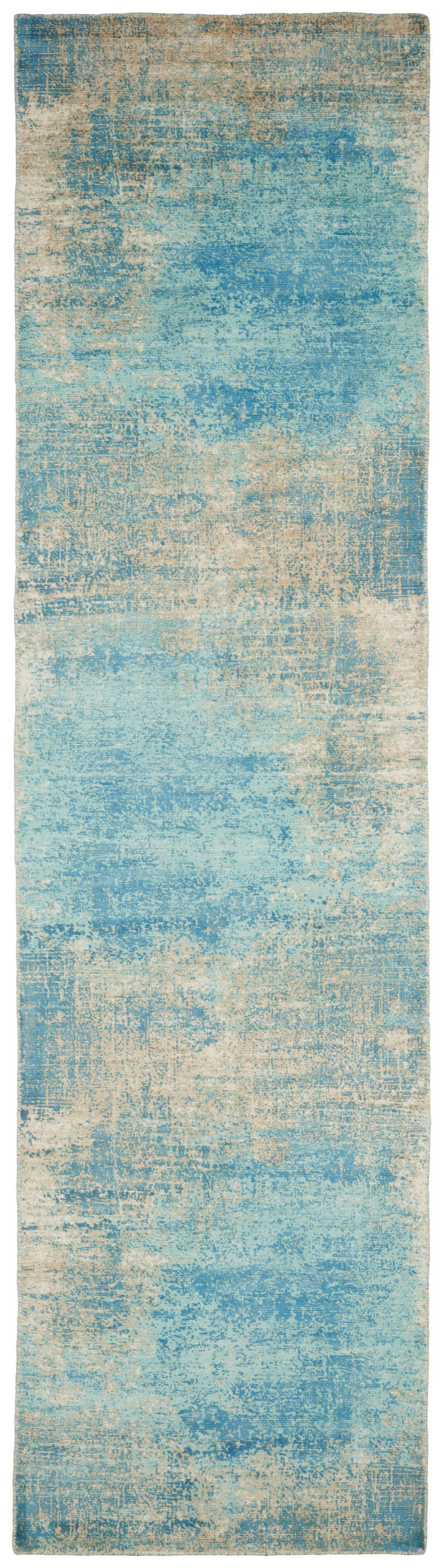 ORIENTALISK MATTA 80/200 cm Sky Dancer Blau  - blå, Trend, textil/naturmaterial (80/200cm) - Cazaris
