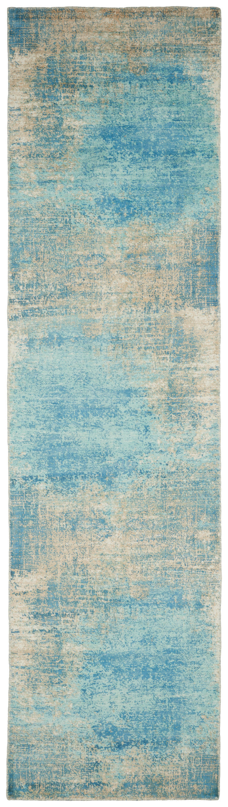 ORIENTTEPPICH 80/300 cm Sky Dancer Blau Alkatif Modern  - Blau, Trend, Naturmaterialien/Textil (80/300cm) - Cazaris