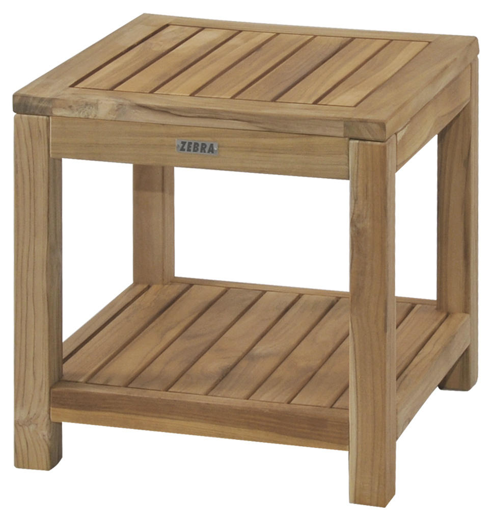 GARTENBEISTELLTISCH Holz  - Naturfarben, LIFESTYLE, Holz (45/45/45cm) - Zebra Süd