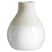 VASE 12 cm - Beige/Weiß, Design, Keramik (11/11/12cm) - Ritzenhoff Breker