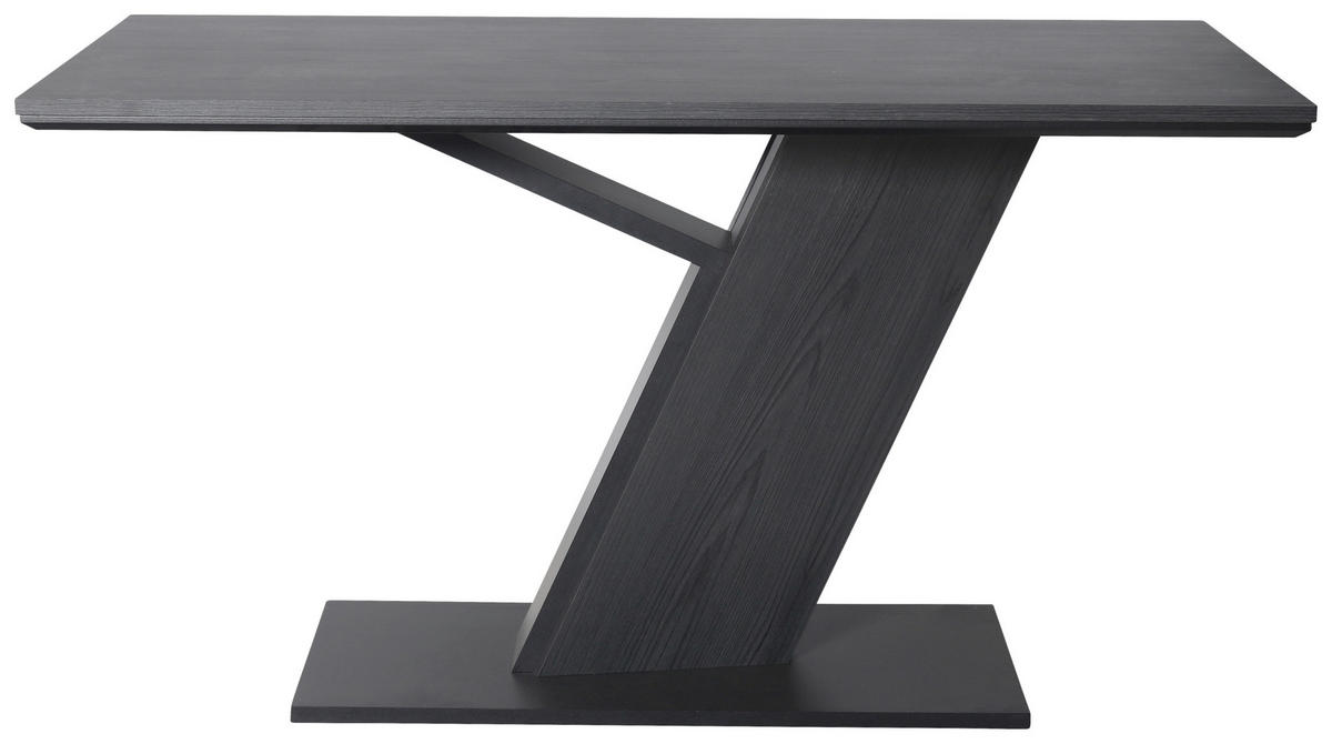 ECKBANKGRUPPE in Textil, Holzwerkstoff Grau, Schwarz, Hellgrau  - Hellgrau/Schwarz, KONVENTIONELL, Holzwerkstoff/Textil (205/155cm) - Cantus