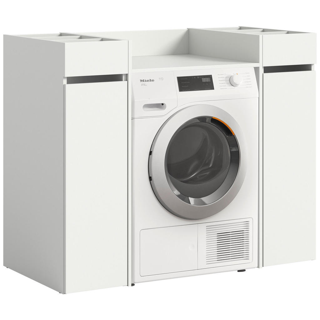 Waschmaschinenschrank Free Weiß B: 124 Cm
