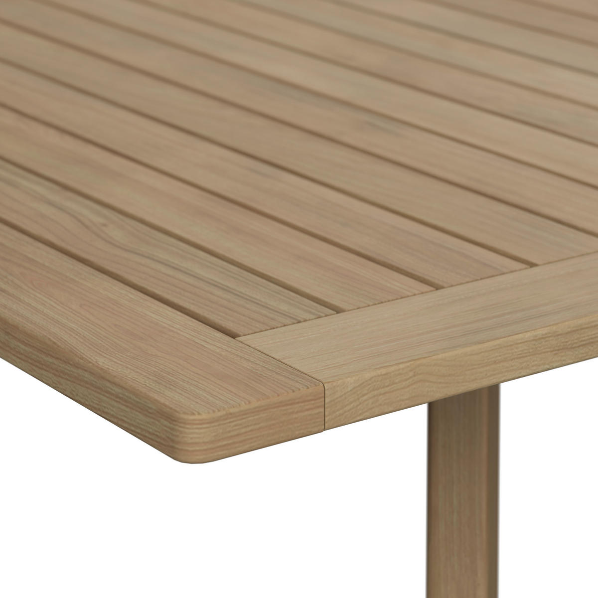 KERTI ÉTKEZŐGARNITÚRA  - tíkfa színű, Natur, műanyag/fa (160/75/90cm) - Ambia Garden