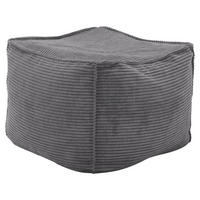 HOCKER in Dunkelgrau  - Dunkelgrau, Design (66/40/66cm) - Lomoco