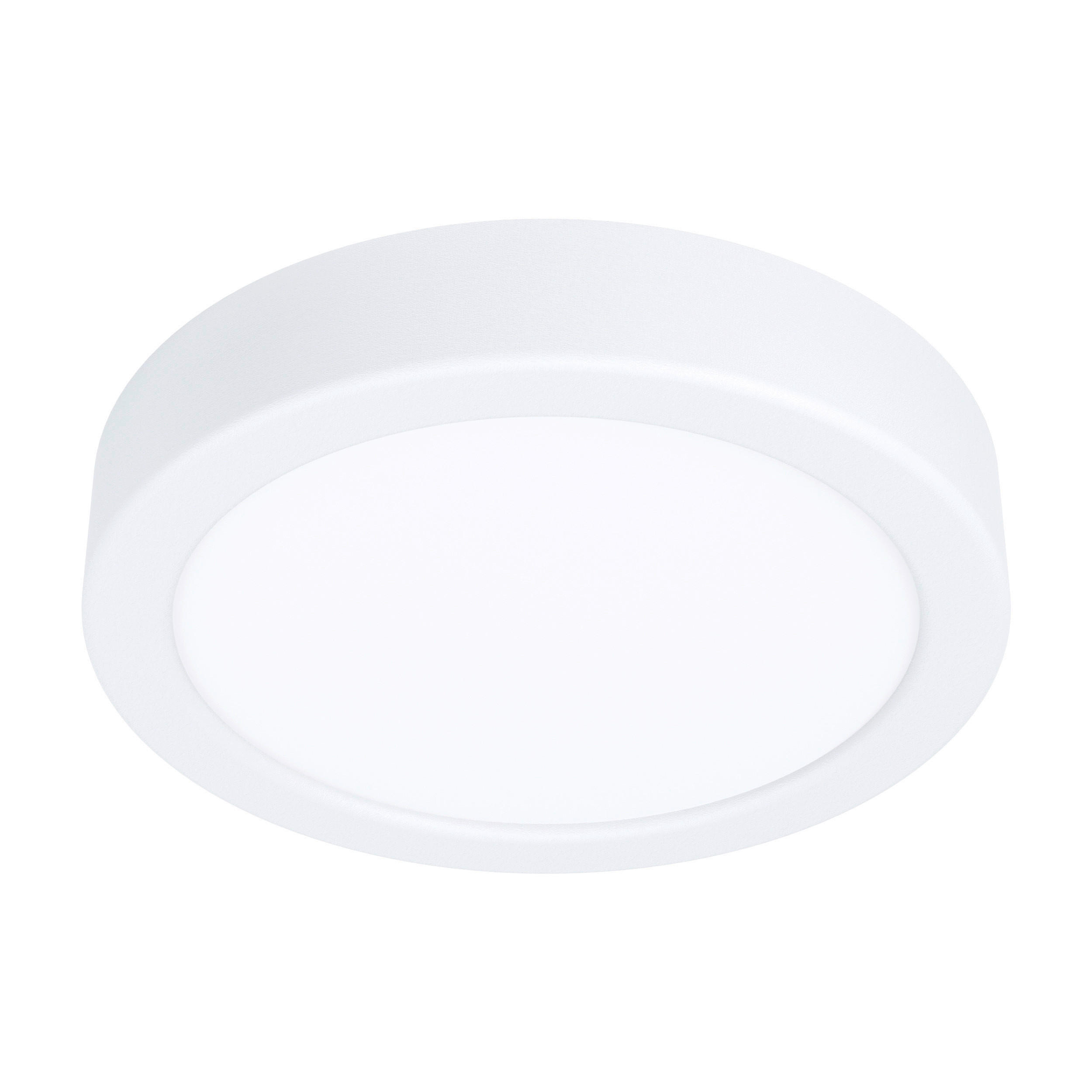 LED-DECKENLEUCHTE Fueva 16/2,8 cm   - Weiß, Basics, Kunststoff/Metall (16/2,8cm) - Novel