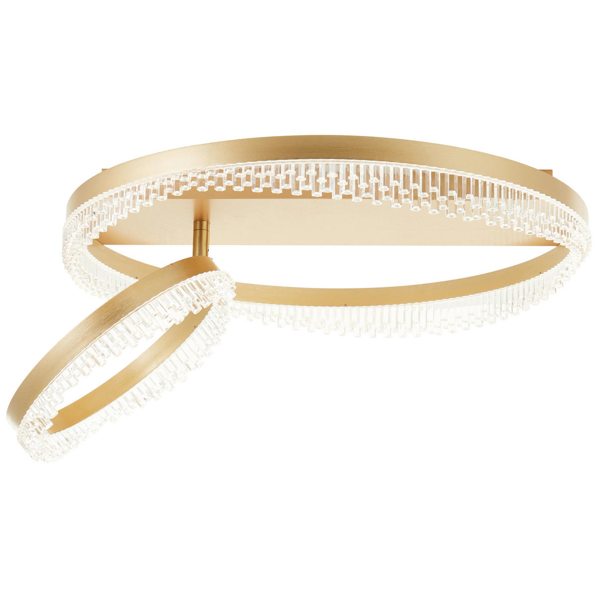 LED-DECKENLEUCHTE 61/13 cm   - Goldfarben, Design, Kunststoff/Metall (61/13cm) - Brilliant