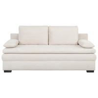 SCHLAFSOFA - Creme/Schwarz, KONVENTIONELL, Kunststoff/Textil (195/93/83cm) - Carryhome
