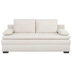 SCHLAFSOFA in Struktur Creme  - Creme/Schwarz, KONVENTIONELL, Kunststoff/Textil (195/93/83cm) - Carryhome