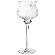 KERZENHALTER - Klar, Basics, Glas (18/45cm) - Ambia Home