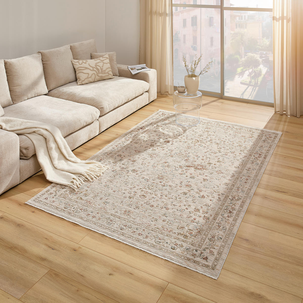FLACHWEBETEPPICH 200/300 cm Beige  - Beige, Design, Textil (200/300cm) - Novel