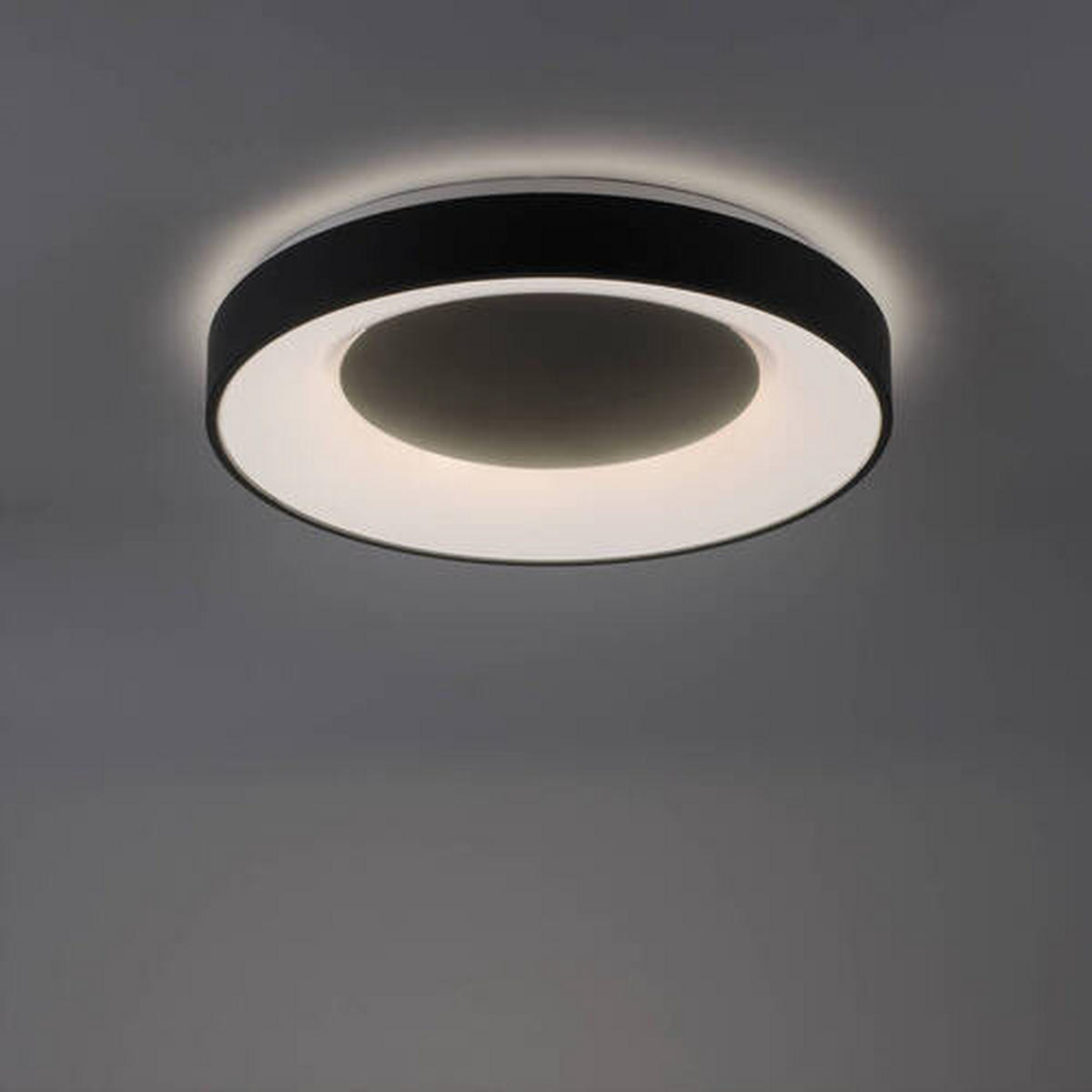 LED-DECKENLEUCHTE Lumismart  Smart 50/50/8,7 cm   - Anthrazit, Basics, Kunststoff/Metall (50/50/8,7cm)