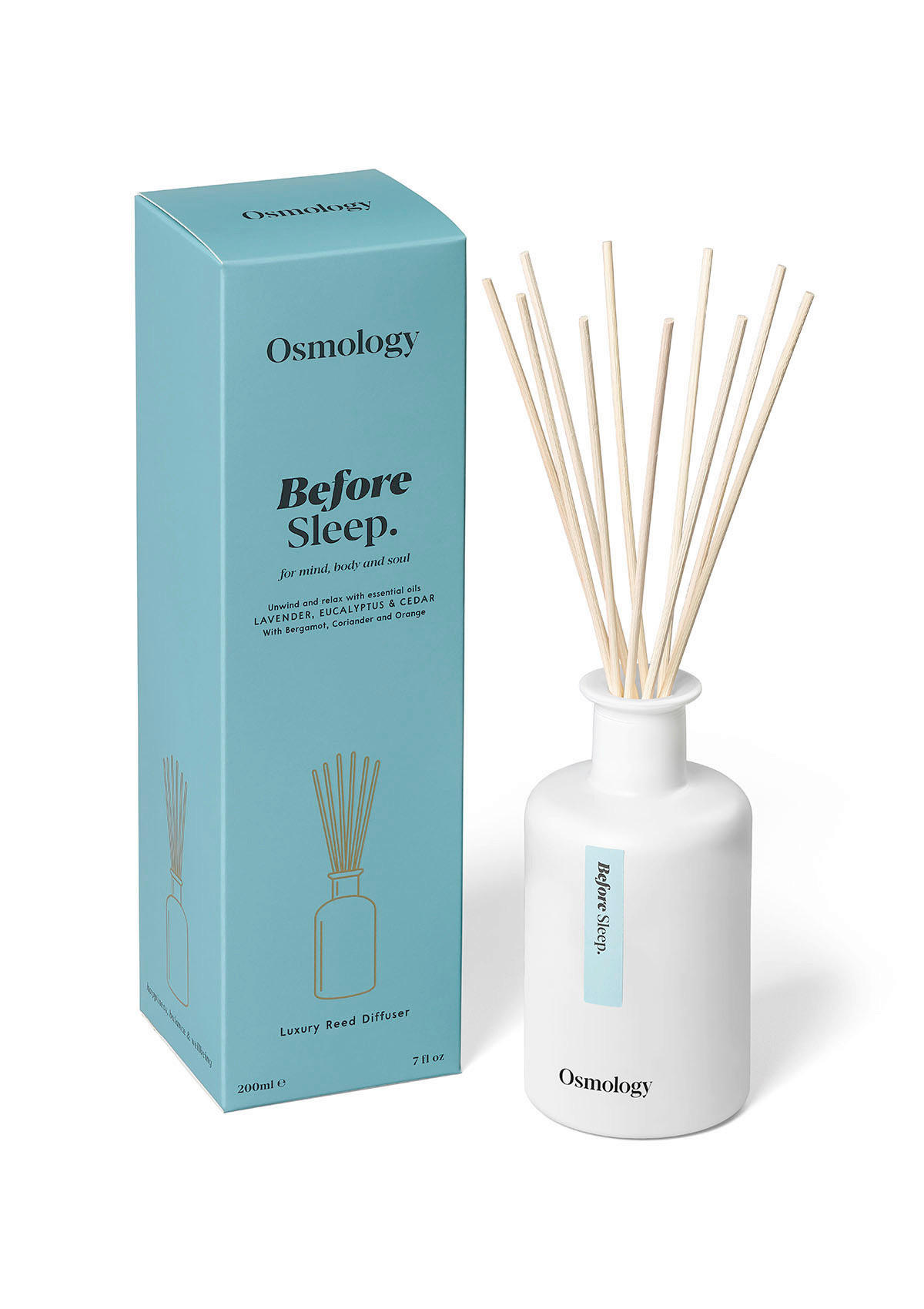 DIFFUSER 200 ml  - Weiß/Hellblau, Basics, Glas (200ml) - Ambia Home