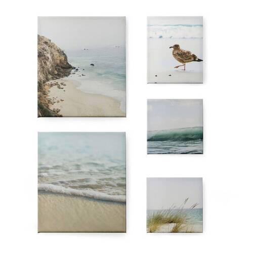 BILD Landschaft & Natur  - Multicolor, Basics, Wellpappe/Textil (80/60/2.5cm)
