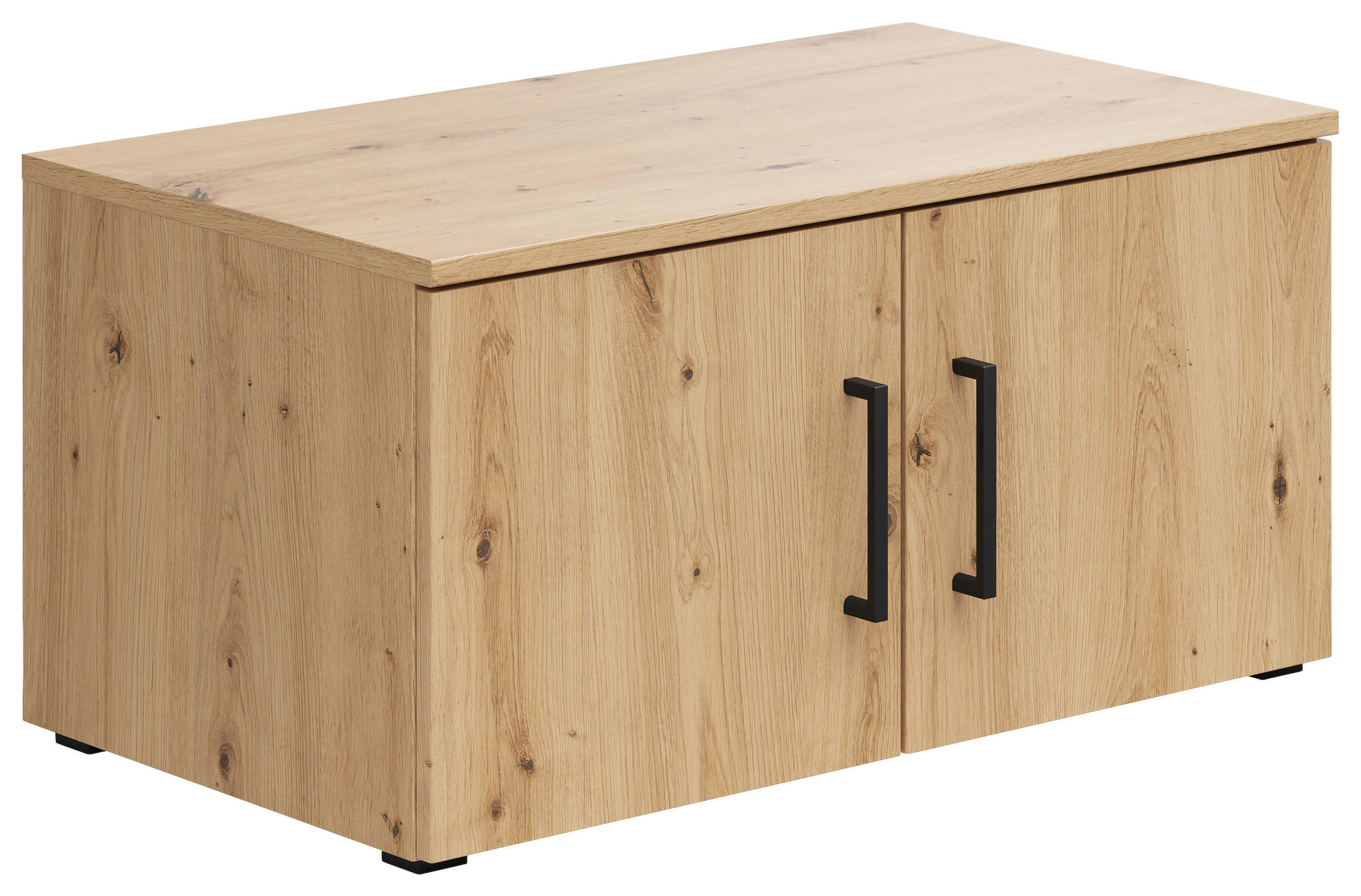 SZEKRÉNYRÁTÉT  - fekete/Artisan tölgy, Modern, műanyag/faalapú anyag (70/35/40cm) - Carryhome