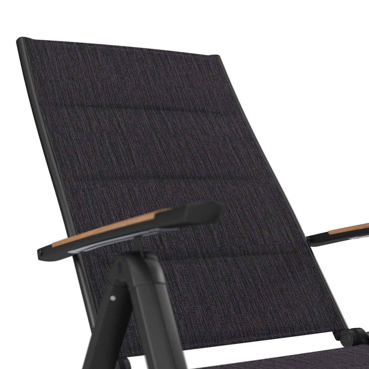 GARTENSESSEL Metall, Textil Naturfarben, Dunkelgrau  - Dunkelgrau/Naturfarben, MODERN, Textil/Metall (57/108/70cm) - Ambia Garden