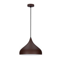 PENDELLAMPA Viborg 32/32/90 cm  - brun, Design, metall (32/32/90cm)