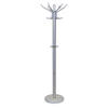 KLEIDERSTÄNDER in Weiß, Alufarben   - Alufarben/Weiß, Design, Stein/Metall (47/47/176cm) - MID.YOU