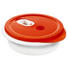 MIKROWELLENDOSE 1 L - Rot/Weiß, Kunststoff (20/6,5/20cm) - Rotho MIKROWELLENDOSE 1 L - Rot/Weiß, Kunststoff (20/6,5/20cm) - Rotho