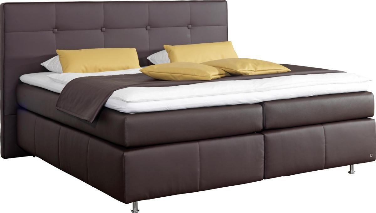 Boxspringbett 160/210 cm in Dunkelbraun