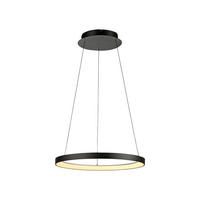 LED-HÄNGELEUCHTE 57/57/40-180 cm  - Schwarz, Design, Kunststoff/Metall (57/57/40-180cm) - Paul Neuhaus