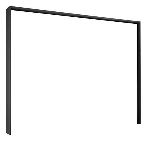 PASSEPARTOUTRAHMEN 280/215/23 cm Graphitfarben  - Graphitfarben, KONVENTIONELL, Holzwerkstoff (280/215/23cm) - Ti'me