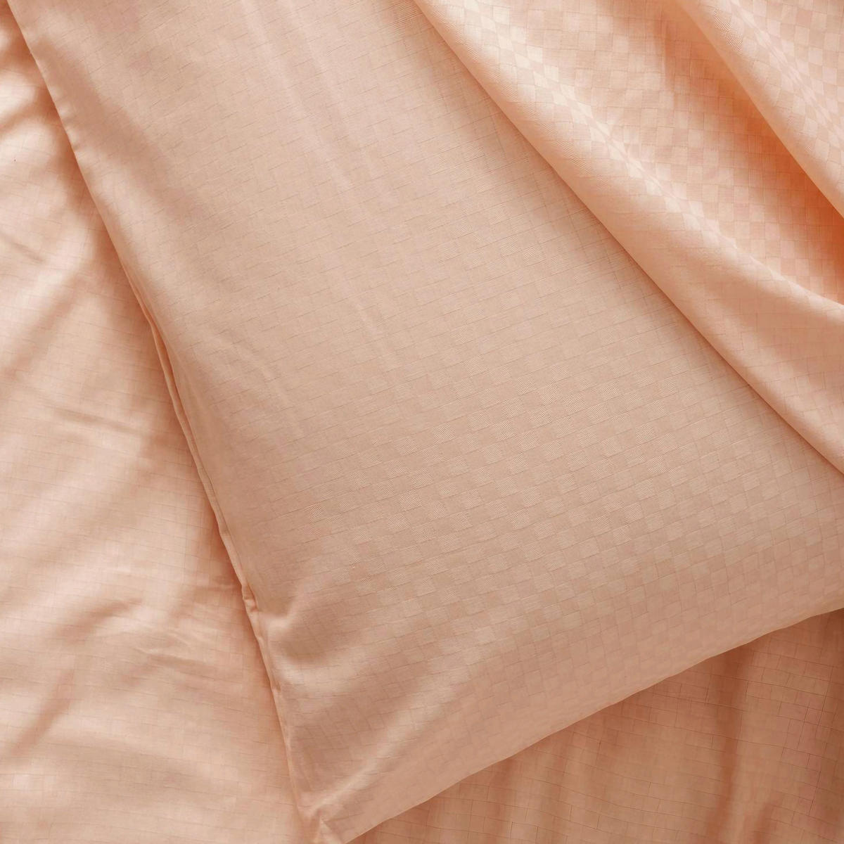 BETTWÄSCHE 135/200 cm  - Lachsfarben, Basics, Textil (135/200cm)