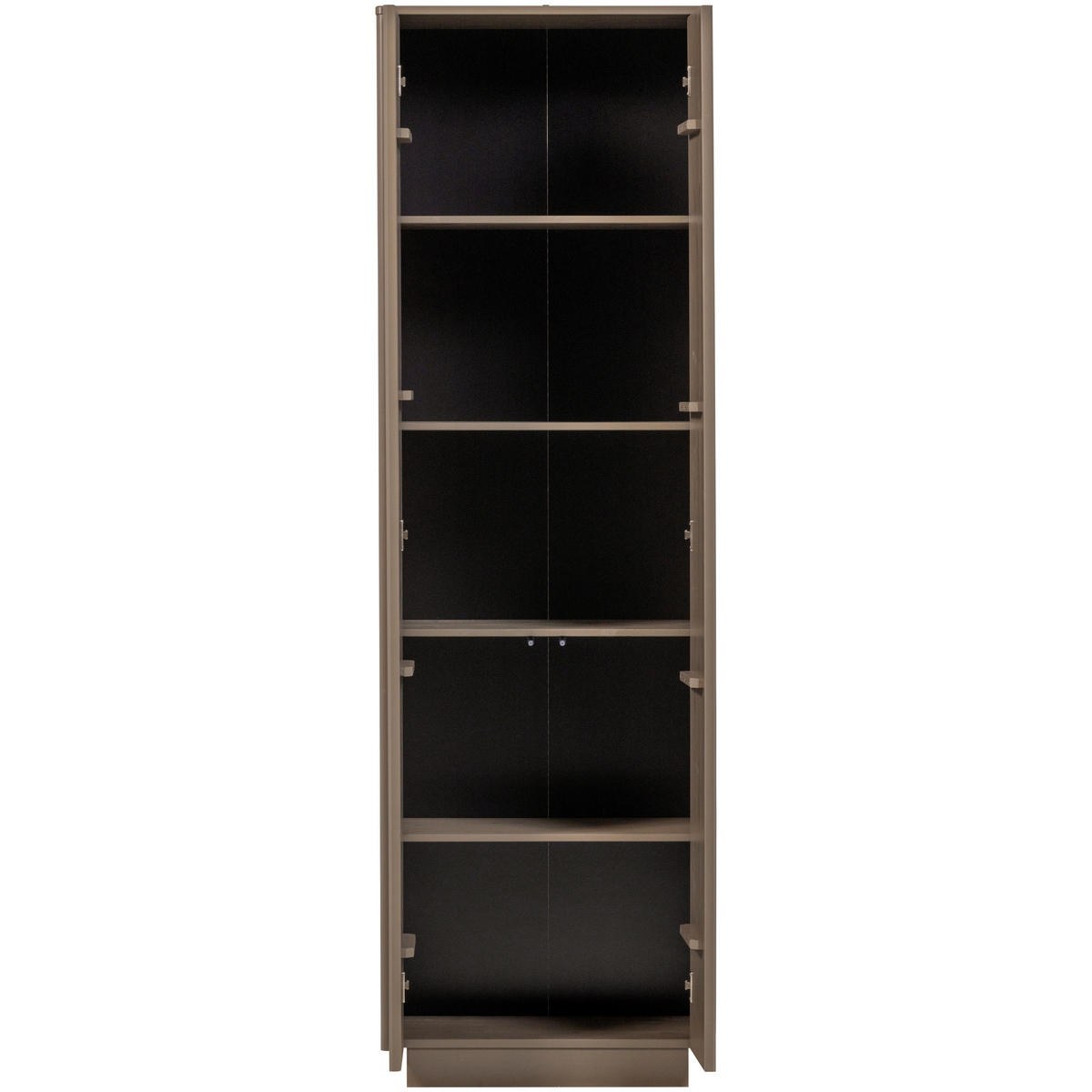 GARDEROBENSCHRANK Nova  in 67/215/40 cm  - Dunkelbraun, Design, Holz (67/215/40cm) - Livetastic