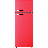 KÜHL-GEFRIER-KOMBINATION GK210-2 FR  - Rot, Trend, Kunststoff/Metall (54/143/54,5cm) - PKM