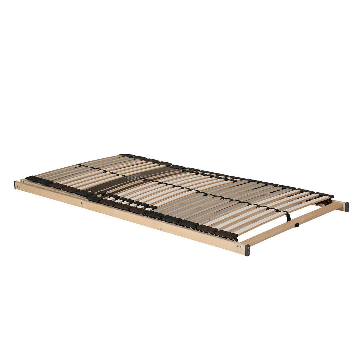 LATTENROST 80/200 cm Kopfteil, Mittelzone verstellbar, Birke, Buche  - Naturfarben/Weiß, Basics, Holz (80/200cm) - Boxxx