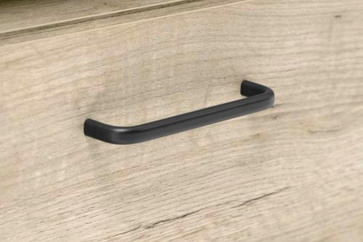 LOWBOARD  in 160,3/53/35 cm  - Eichefarben/Anthrazit, MODERN, Holzwerkstoff/Metall (160,3/53/35cm) - MID.YOU
